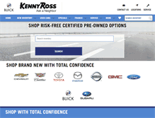 Tablet Screenshot of kennyross.com